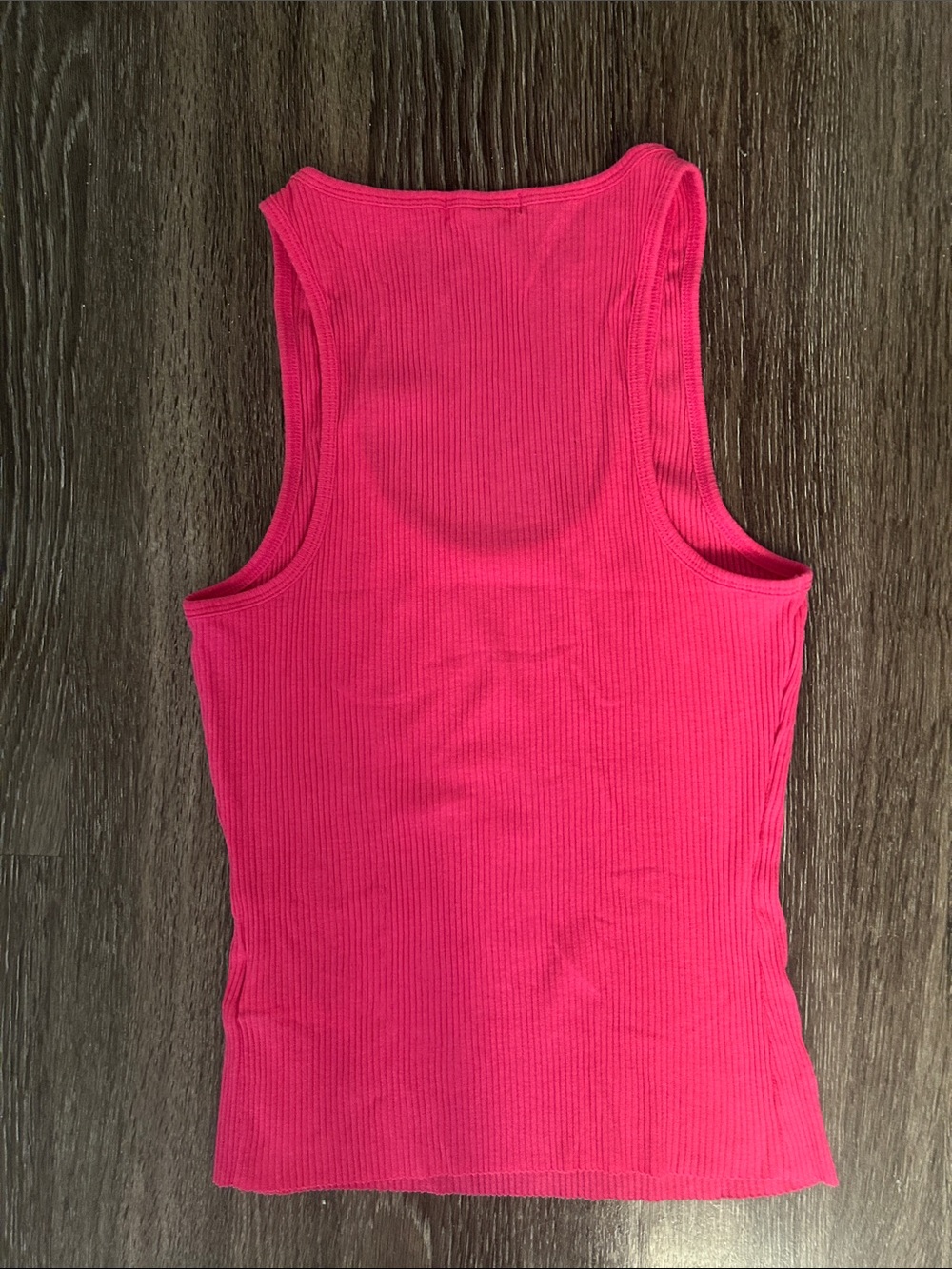 Good American Hot Pink Ribbed Tank - Picture 4 of 5